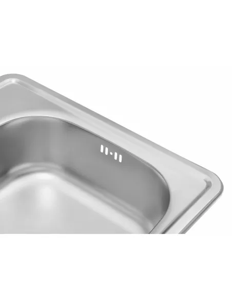 Мийка для кухні квадратна Kroner KRP Satin - 4848 з нержавіючої сталі