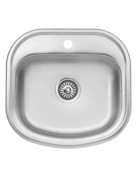 Мийка для кухні прямокутна Kroner KRP Satin - 4749 з нержавіючої сталі