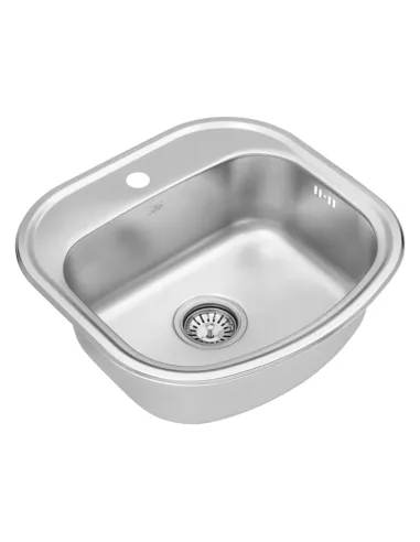 Мийка для кухні прямокутна Kroner KRP Satin - 4749 з нержавіючої сталі