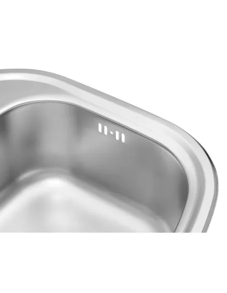 Мийка для кухні прямокутна Kroner KRP Satin - 4749 з нержавіючої сталі