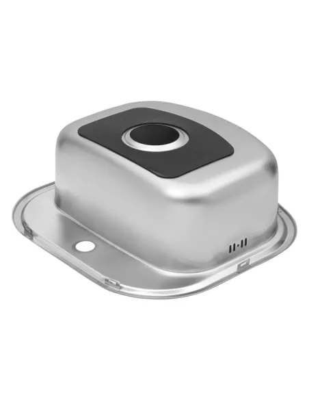 Мийка для кухні прямокутна Kroner KRP Satin - 4749 з нержавіючої сталі