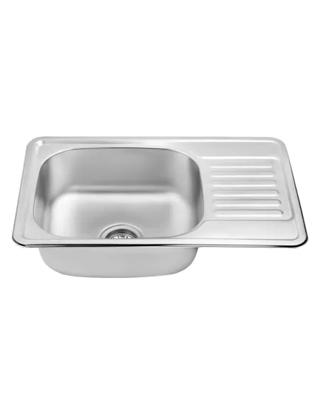 Мойка для кухни прямоугольная Kroner KRP Satin - 6642 из нержавеющей стали