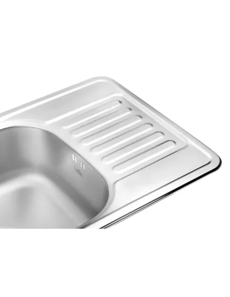 Мойка для кухни прямоугольная Kroner KRP Satin - 6642 из нержавеющей стали