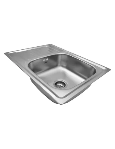 Мийка для кухні прямокутна Kroner KRP Satin - 6950 з нержавіючої сталі