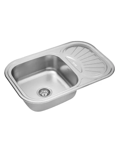 Мойка для кухни прямоугольная Kroner KRP Satin - 7549 из нержавеющей стали