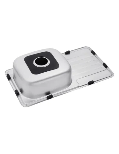 Мойка для кухни прямоугольная Kroner KRP Satin - 7642 из нержавеющей стали