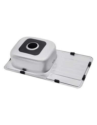 Мойка для кухни прямоугольная Kroner KRP Satin - 7642 из нержавеющей стали