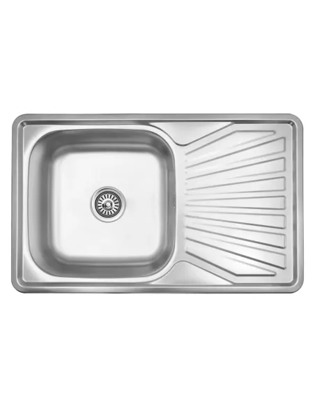 Мийка для кухні прямокутна Kroner KRP Satin - 7848 з нержавіючої сталі