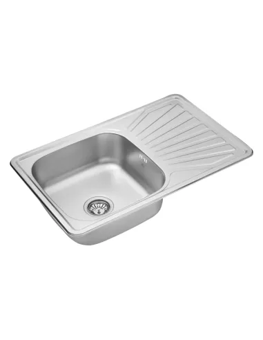 Мийка для кухні прямокутна Kroner KRP Satin - 7848 з нержавіючої сталі