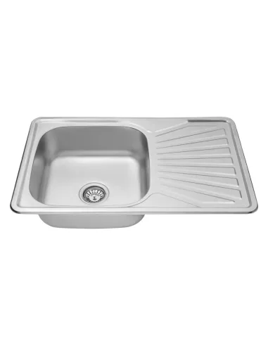 Мийка для кухні прямокутна Kroner KRP Satin - 7848 з нержавіючої сталі