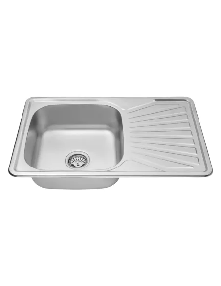 Мийка для кухні прямокутна Kroner KRP Satin - 7848 з нержавіючої сталі