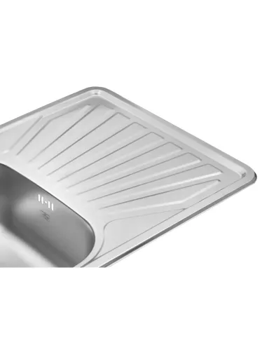 Мийка для кухні прямокутна Kroner KRP Satin - 7848 з нержавіючої сталі