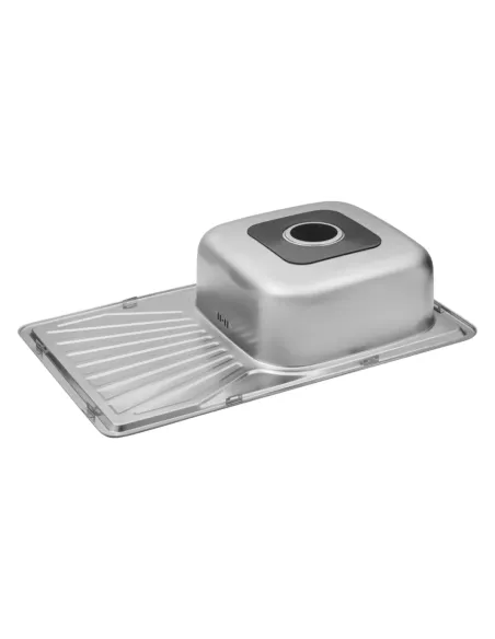 Мийка для кухні прямокутна Kroner KRP Satin - 7848 з нержавіючої сталі