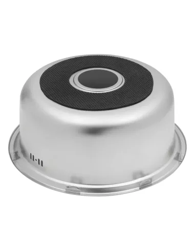 Мойка для кухни круглая Kroner KRP Satin - 430 из нержавеющей стали