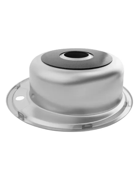 Мойка для кухни круглая Kroner KRP Satin - 490 из нержавеющей стали 0.8 мм