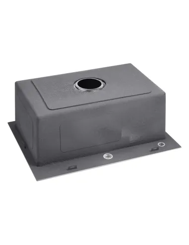 Мийка прямокутна для кухні Kroner KRP Schwarze - 5843HM PVD з нержавіючої сталі 3.0/1.0 мм