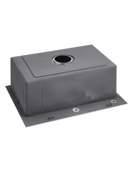 Мойка для кухни прямоугольная Kroner KRP Schwarze - 5843HM PVD из нержавеющей стали 3.0/1.0 мм