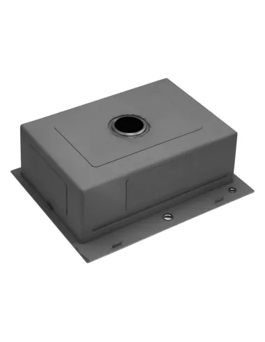 Мийка прямокутна для кухні Kroner KRP Schwarze - 6350HM PVD з нержавіючої сталі 3.0/1.0 мм