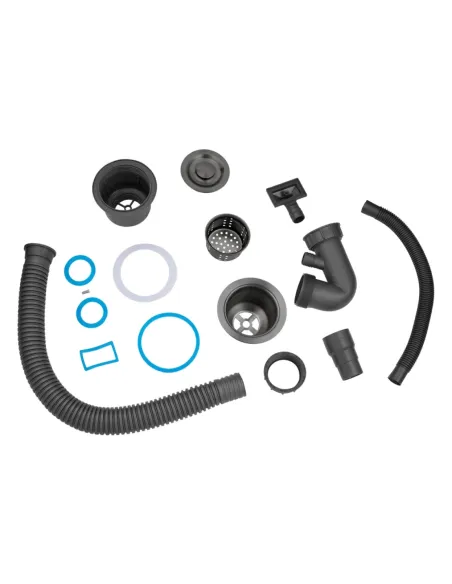 Мойка для кухни прямоугольная Kroner KRP Schwarze - 7848LHM PVD из нержавеющей стали 3.0/1.0 мм