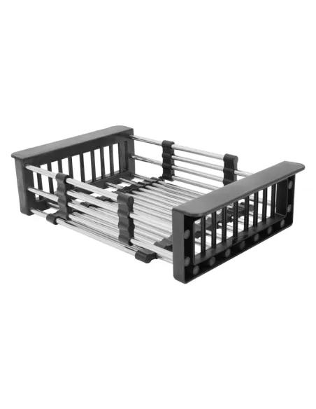 Мойка для кухни прямоугольная Kroner KRP Schwarze - 7843ZHM PVD из нержавеющей стали 3.0/1.0 мм, с двумя чашами