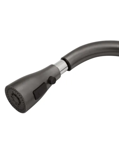 Багатофункціональна кухонна мийка Kroner KRP Schwarze - SET7545HM PVD із вбудованим змішувачем