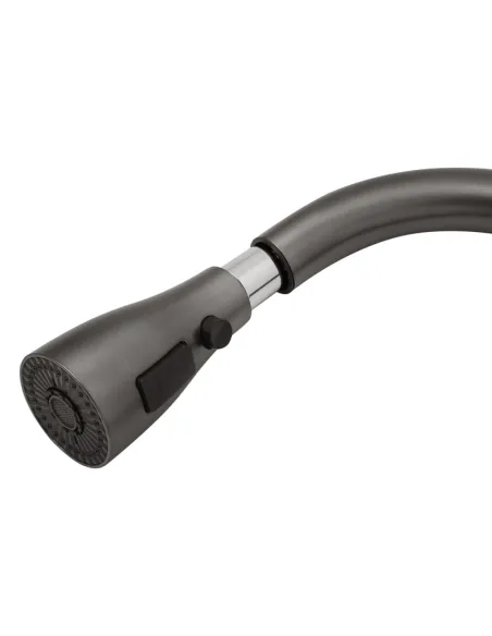 Багатофункціональна кухонна мийка Kroner KRP Schwarze - SET7545HM PVD із вбудованим змішувачем