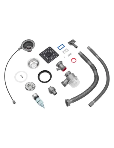 Багатофункціональна кухонна мийка Kroner KRP Schwarze - SET7545HM PVD із вбудованим змішувачем