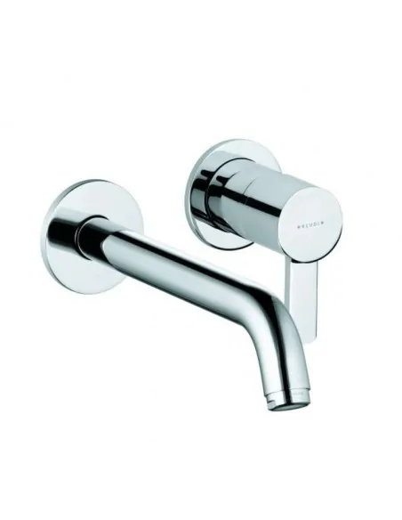 Змішувач для умивальника Kludi Zenta 382450575 (одноважільний, зовнішня частина, вилив 220 мм) - 2