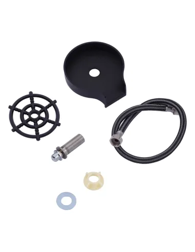 Многофункциональная кухонная мойка Kroner KRP Schwarze - SET7545NB PVD со встроенным смесителем