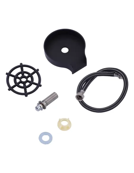 Многофункциональная кухонная мойка Kroner KRP Schwarze - SET7545NB PVD со встроенным смесителем