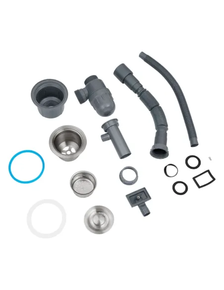 Многофункциональная кухонная мойка Kroner KRP Schwarze - SET7545NG PVD со встроенным смесителем