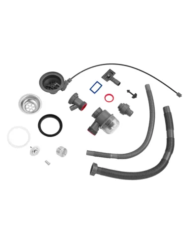 Многофункциональная кухонная мойка Kroner KRP Schwarze - SET7546HM PVD со встроенным смесителем