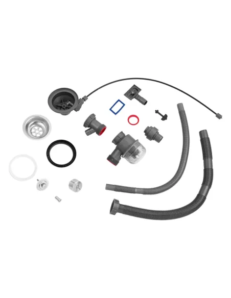 Многофункциональная кухонная мойка Kroner KRP Schwarze - SET7546HM PVD со встроенным смесителем