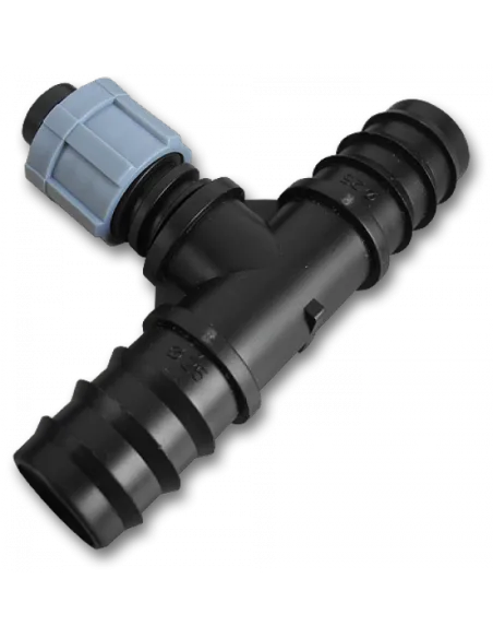 Трійник для поліетиленових труб Bradas DSTA04-16L, 16 мм