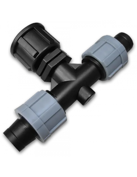 Трійник для крапельної стрічки Bradas DSTA05-12L, 0,5 дюйми