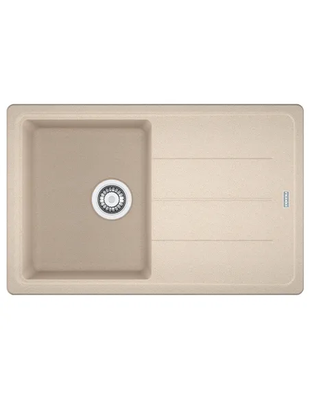 Мийка кухонна кам`яна прямокутна Franke Basis BFG 611-78, 780x500x200 мм, бежева купити у Дніпрі та Києві - ціна від КТУ