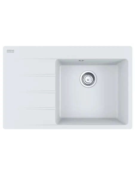 Мойка для кухни прямоугольная Franke Centro CNG 611-78 TL, 780x500x200 мм, каменная, белая, крыло слева купить в Днепре и Киеве 