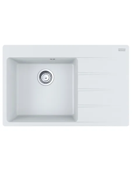 Мийка кухонна кам`яна прямокутна Franke Centro CNG 611-78 TL, 780x500x200 мм, біле, крило праворуч купити у Дніпрі та Києві - ці