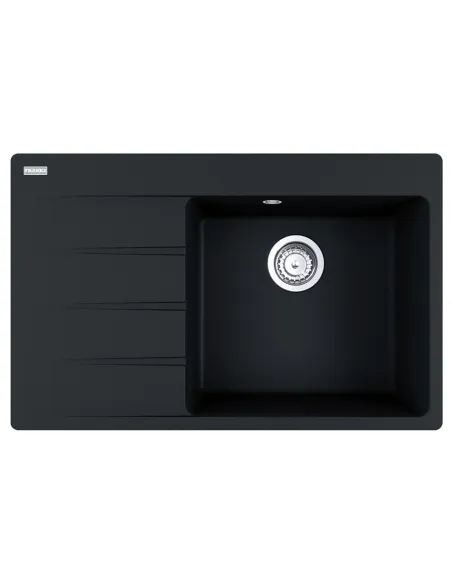 Мойка для кухни прямоугольная Franke Centro CNG 611-78 TL, 780x500x200 мм, каменная, оникс, крыло слева купить в Днепре и Киеве 