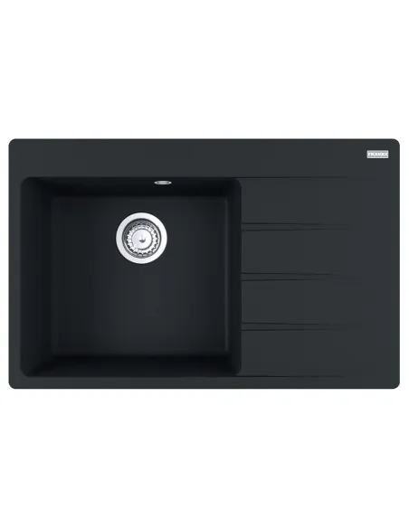 Мойка для кухни прямоугольная Franke Centro CNG 611-78 TL, 780x500x200 мм, каменная, черная, крыло справа купить в Днепре и Киев