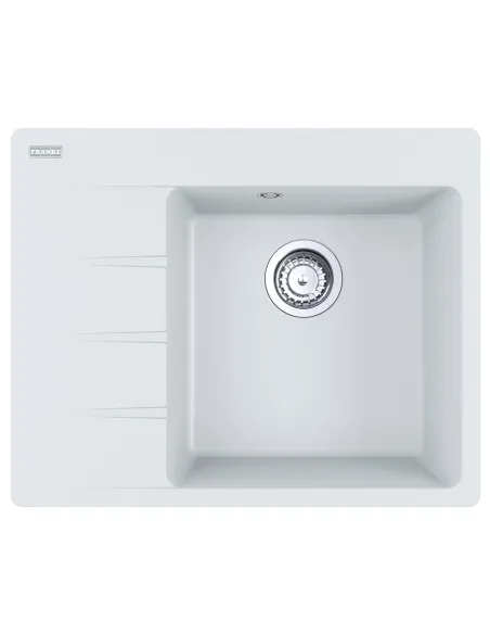 Мойка для кухни прямоугольная Franke Centro CNG 611-62 TL, 620x500x200 мм, каменная, белый, крыло слева купить в Днепре и Киеве 