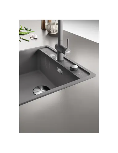 Мойка для кухни прямоугольная Franke Maris MRG 610-52 TL, 560x510x200 мм, каменная, серый камень купить в Днепре и Киеве - цена 