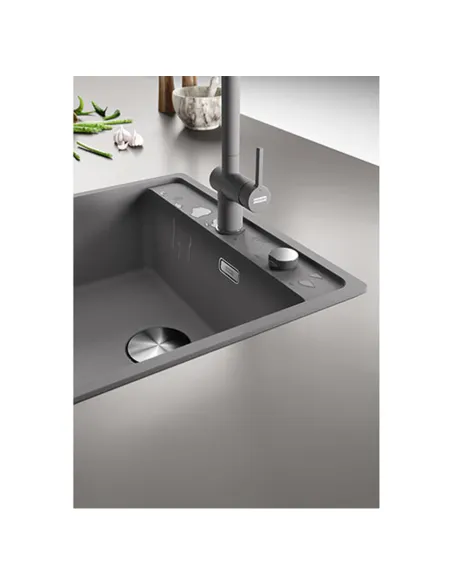 Мойка для кухни прямоугольная Franke Maris MRG 610-52 TL, 560x510x200 мм, каменная, серый камень купить в Днепре и Киеве - цена 