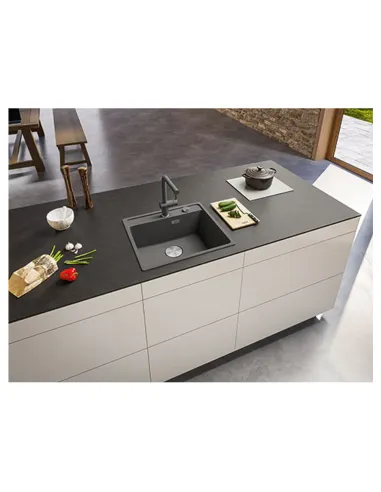 Мойка для кухни прямоугольная Franke Maris MRG 610-52 TL, 560x510x200 мм, каменная, серый камень купить в Днепре и Киеве - цена 