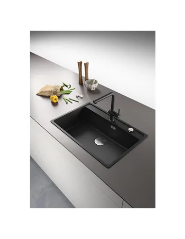 Мойка для кухни прямоугольная Franke Maris MRG 610-72 TL, 760x510x200 мм, каменная, Black Edition купить в Днепре и Киеве - цена