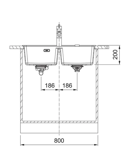 Мийка кухонна кам`яна прямокутна Franke Maris MRG 620 TL, 760x510x200 мм, біла купити у Дніпрі та Києві - ціна від КТУ