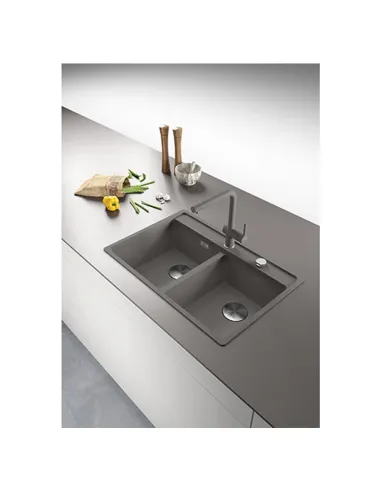 Мойка для кухни прямоугольная Franke Maris MRG 620 TL, 760x510x200 мм, каменная, серый камень купить в Днепре и Киеве - цена от 