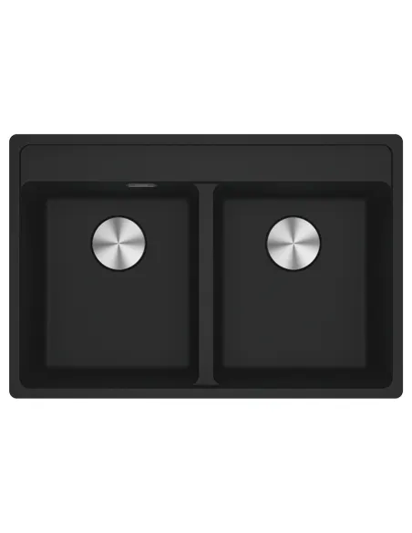 Мийка для кухні прямокутна Franke Maris MRG 620 TL, 760x510x200 мм, кам`яна, чорна матова