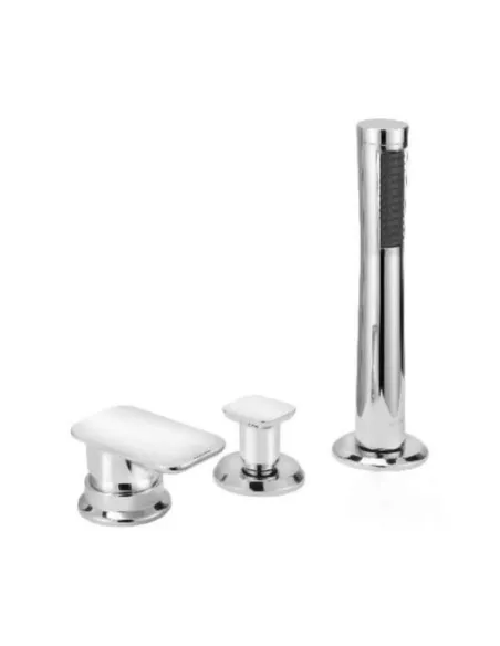 Змішувач для ванни та душу Kludi E2 494260575 (одноважільний, на 3 отвори) - 1