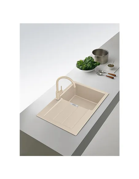 Мойка для кухни прямоугольная Franke Sirius 2.0 S2D 611-78 XL, 780x500x200 мм, каменная, бежевая купить в Днепре и Киеве - цена 